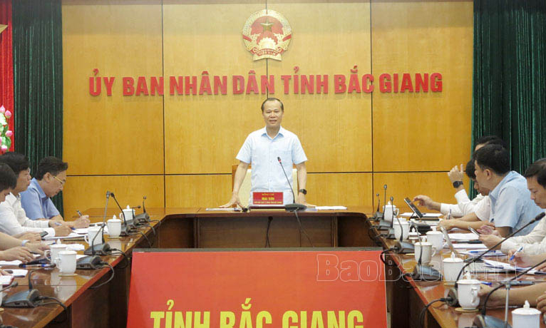 Họp bàn phương án triển lãm thành tựu kinh tế-xã hội tỉnh Bắc Ninh mới