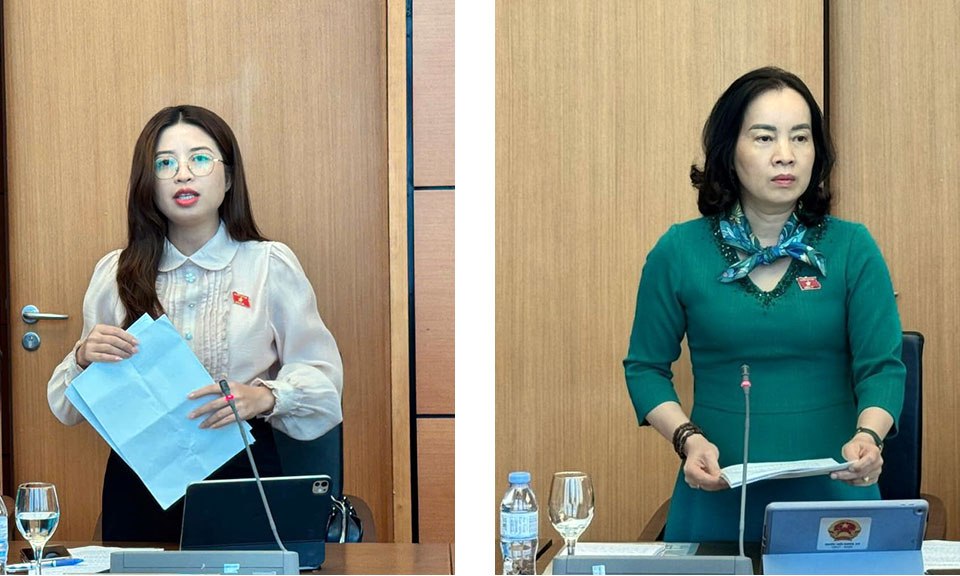 Quốc hội tiến hành luận thảo luận ở tổ về Dự án Luật Đường sắt (sửa đổi)