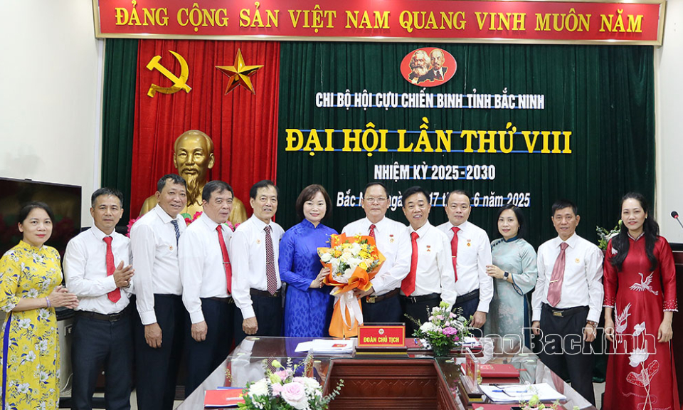 Chi bộ Hội Cựu chiến binh tỉnh Đại hội lần thứ VIII