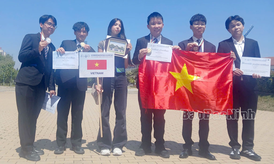 Thêm 1 học sinh Bắc Ninh giành Huy chương Vàng Olympic cấp châu lục