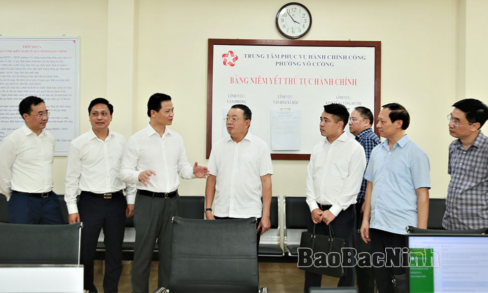 Đoàn công tác Trung ương kiểm tra công tác chuẩn bị vận hành chính quyền địa phương 2 cấp