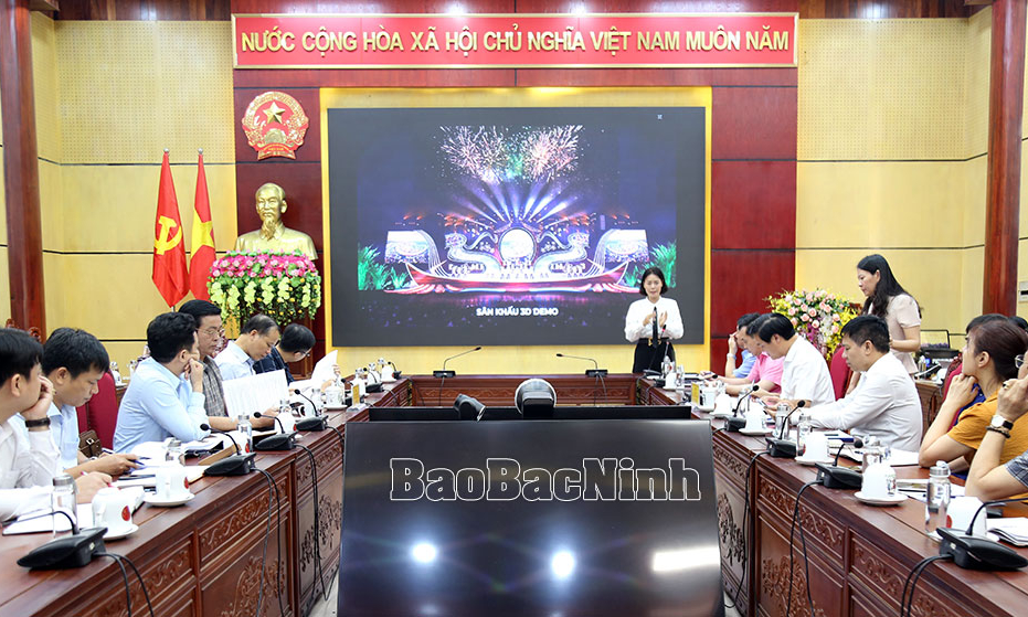 Họp bàn tổ chức chương trình nghệ thuật đặc biệt chào mừng sự kiện thành lập tỉnh Bắc Ninh mới