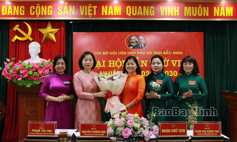 Đại hội Chi bộ Hội LHPN tỉnh lần thứ VIII