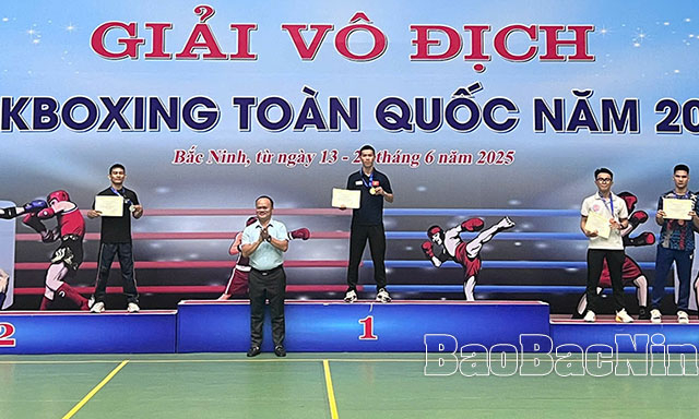 Bắc Ninh xếp thứ 8 toàn đoàn Giải vô địch Kickboxing toàn quốc 2025