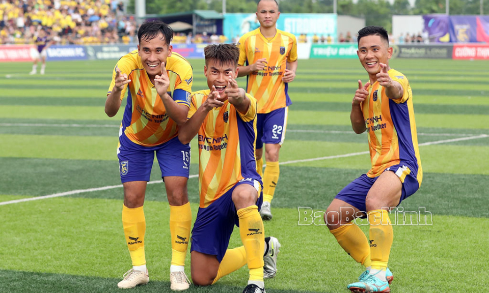 Thắng Trẻ Hà Nội 3-1, Bắc Ninh FC hoàn thành mục tiêu thăng hạng