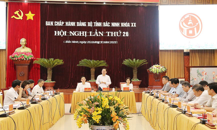 Hội nghị lần thứ 26 Ban Chấp hành Đảng bộ tỉnh khóa XX