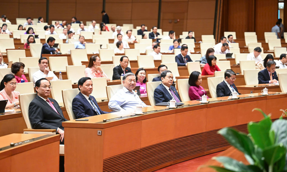 Tổng Bí thư Tô Lâm dự Lễ trao Bằng khen của UBTVQH tặng các Trưởng đoàn, Phó Trưởng đoàn ĐBQH có thành tích xuất sắc