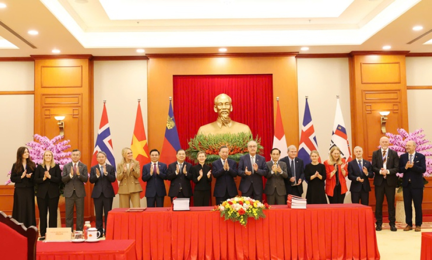 Ch&iacute;nh thức k&yacute; kết Hiệp định Thương mại tự do Việt Nam - EFTA