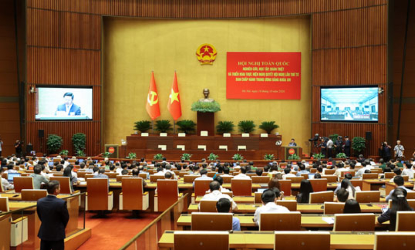 Hơn 2,72 triệu đại biểu tham dự Hội nghị to&agrave;n quốc qu&aacute;n triệt, triển khai thực hiện Nghị quyết Trung ương 4