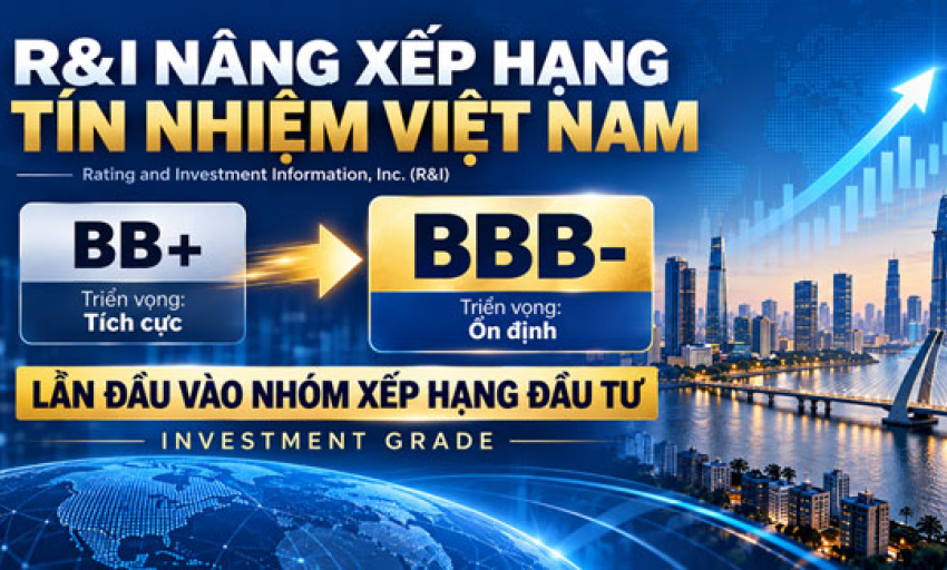 N&acirc;ng hạng t&iacute;n nhiệm, Việt Nam lần đầu được R&I đưa v&agrave;o nh&oacute;m xếp hạng đầu tư