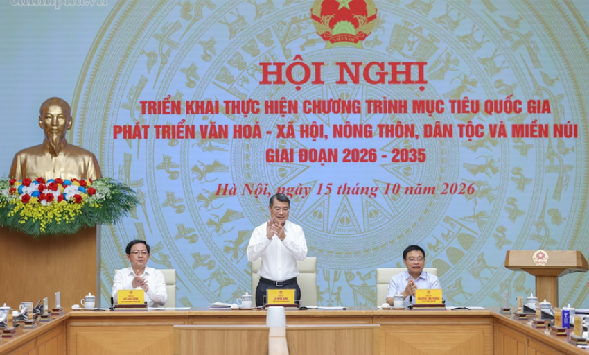 Quyết liệt triển khai hiệu quả Chương tr&igrave;nh mục ti&ecirc;u quốc gia ph&aacute;t triển văn h&oacute;a - x&atilde; hội, n&ocirc;ng th&ocirc;n, d&acirc;n tộc miền n&uacute;i