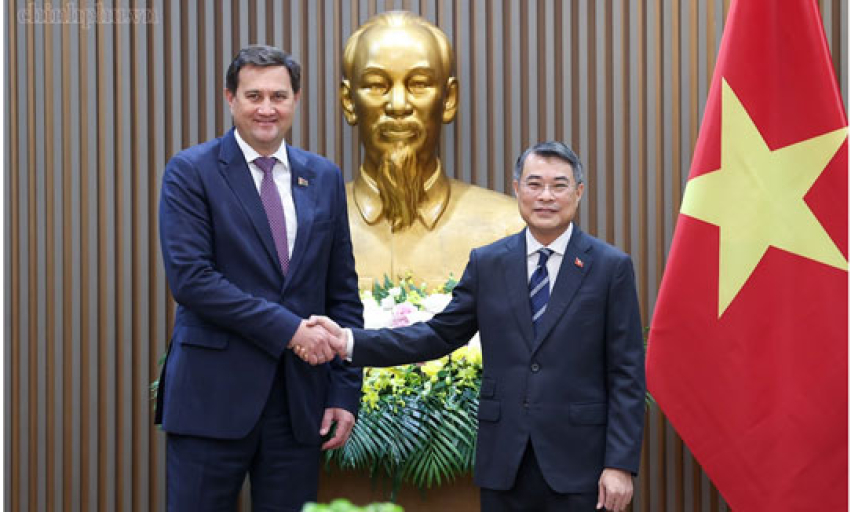 Thủ tướng L&ecirc; Minh Hưng tiếp Bộ trưởng Bộ Ngoại giao Belarus