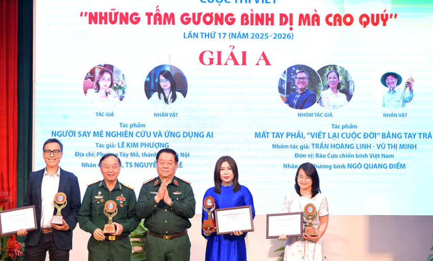 Trao giải cuộc thi viết Những tấm gương b&igrave;nh dị m&agrave; cao qu&yacute;: Vinh danh 19 t&aacute;c phẩm xuất sắc