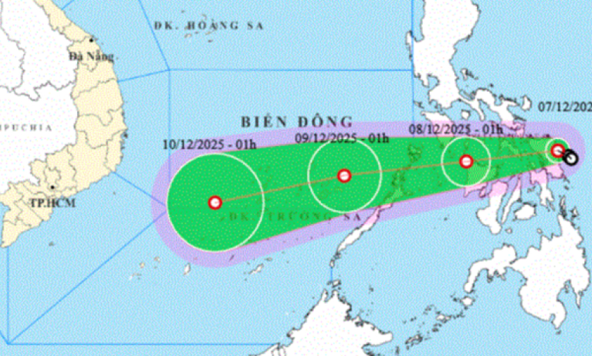 &Aacute;p thấp nhiệt đới giật cấp 8 sắp v&agrave;o Biển Đ&ocirc;ng, khu vực n&agrave;o c&oacute; thể chịu ảnh hưởng?