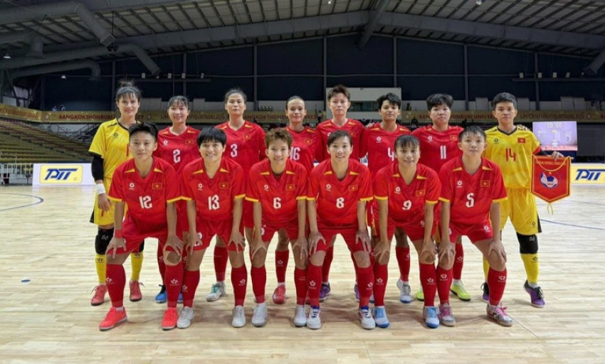 Futsal nữ SEA Games 33: Việt Nam gi&agrave;nh chiến thắng quan trọng trước Indonesia