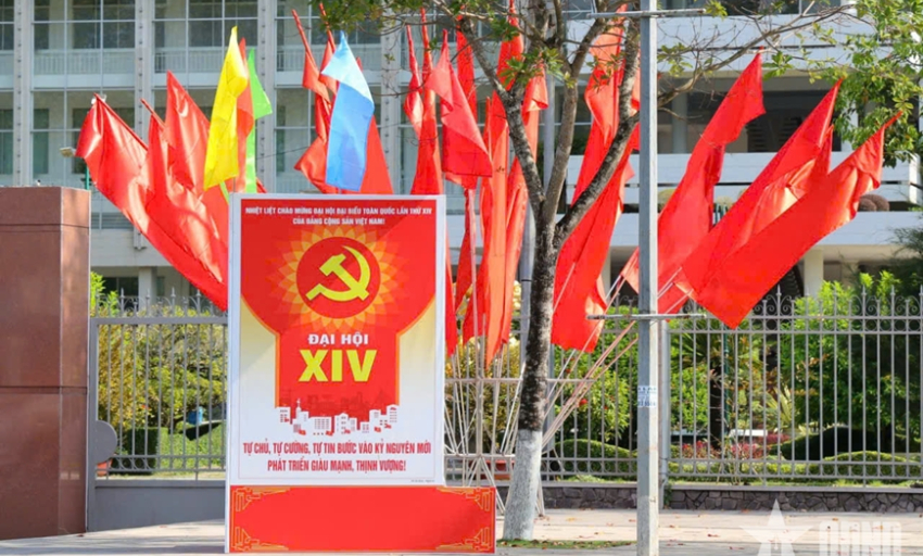 Cần Thơ rực rỡ sắc m&agrave;u ch&agrave;o mừng Đại hội XIV của Đảng