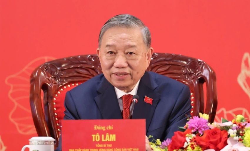 Ngay sau Đại hội XIV, Tổng B&iacute; thư T&ocirc; L&acirc;m k&yacute; ban h&agrave;nh Chỉ thị số 01