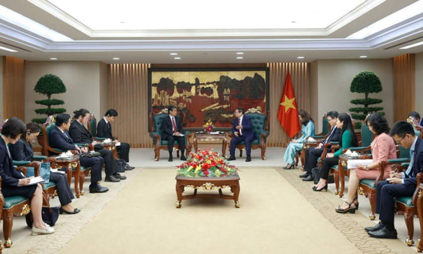 Thủ tướng Phạm Minh Ch&iacute;nh đề nghị Nhật Bản hỗ trợ Việt Nam đảm bảo an ninh năng lượng