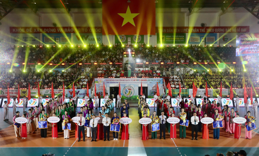 Giải b&oacute;ng chuyền nữ quốc tế VTV 9 - B&igrave;nh Điền: Thăng hoa cảm x&uacute;c
