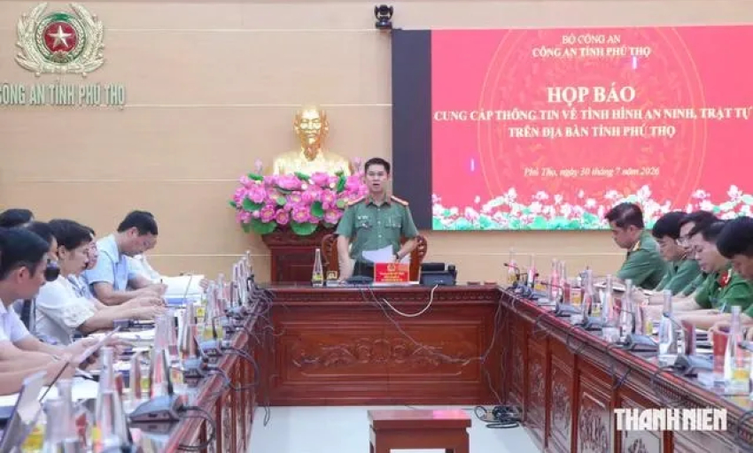 C&ocirc;ng an Ph&uacute; Thọ đ&atilde; khởi tố 18 người trong vụ 'x&atilde; hội đen' n&uacute;p b&oacute;ng doanh nghiệp