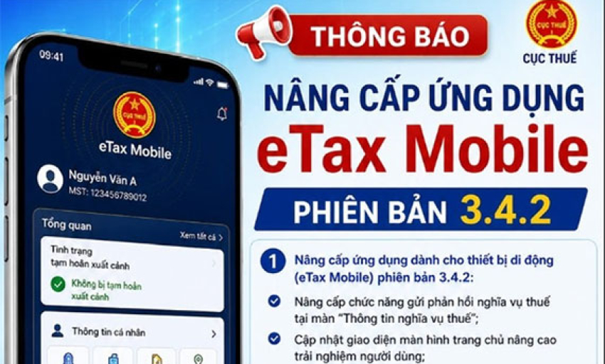 Cục Thuế ra mắt eTax Mobile mới, tăng trải nghiệm v&agrave; minh bạch dữ liệu