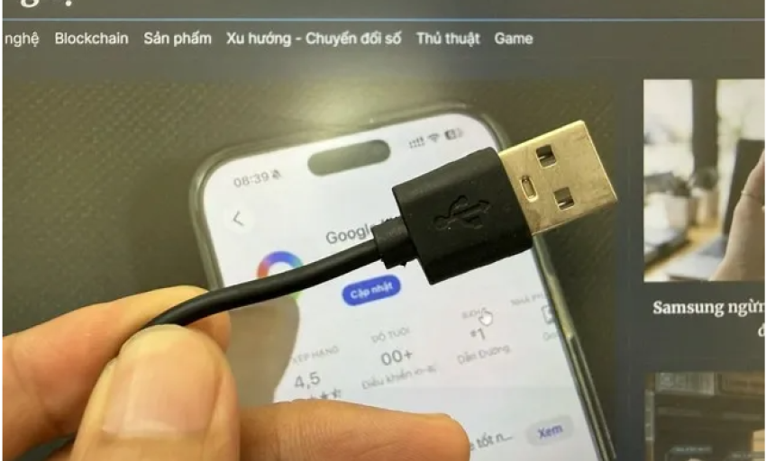 &Yacute; nghĩa thật sự của biểu tượng h&igrave;nh đinh ba tr&ecirc;n cổng USB