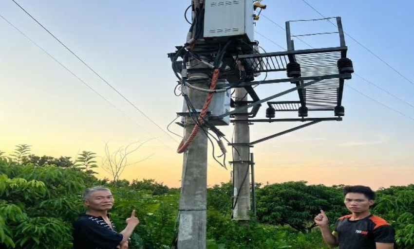 Bắt giữ đối tượng trộm cắp t&agrave;i sản d&acirc;y trung t&iacute;nh tại trạm biến &aacute;p tr&ecirc;n địa b&agrave;n phường Phượng Sơn