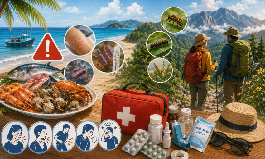 B&iacute; k&iacute;p bỏ t&uacute;i để tr&aacute;nh nguy cơ ngộ độc, dị ứng khi đi du lịch trong kỳ nghỉ 2/9