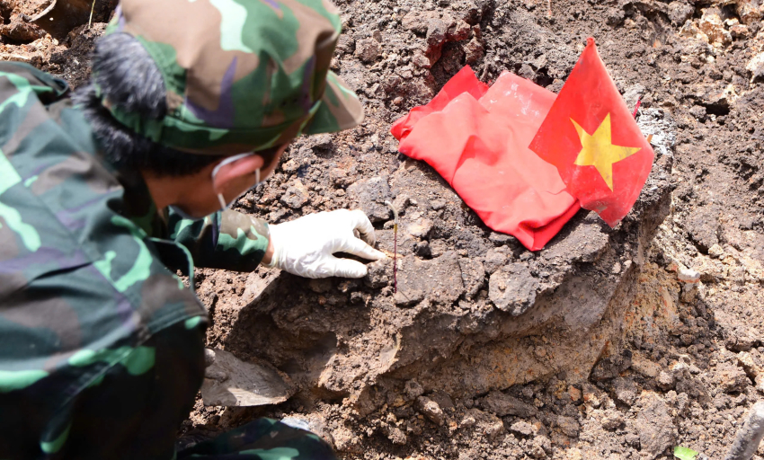 Đ&atilde; quy tập 293 h&agrave;i cốt liệt sĩ tại c&ocirc;ng vi&ecirc;n L&ecirc; Thị Ri&ecirc;ng