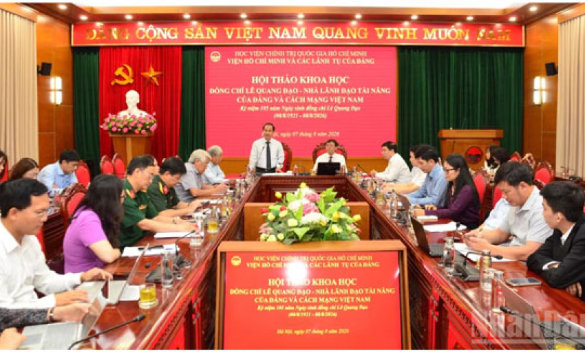 Đồng ch&iacute; L&ecirc; Quang Đạo - Nh&agrave; l&atilde;nh đạo t&agrave;i năng của Đảng v&agrave; c&aacute;ch mạng Việt Nam