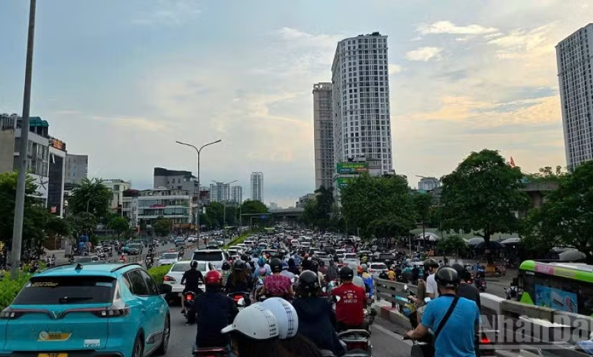 H&agrave; Nội ph&acirc;n luồng giao th&ocirc;ng dịp lễ Quốc kh&aacute;nh 2/9