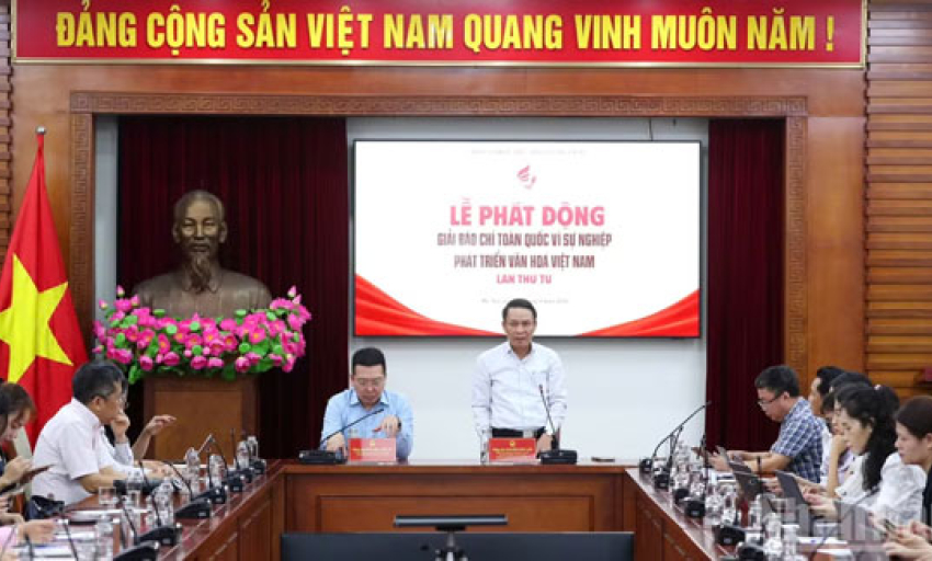 Ph&aacute;t động Giải B&aacute;o ch&iacute; to&agrave;n quốc "V&igrave; sự nghiệp ph&aacute;t triển Văn h&oacute;a Việt Nam" năm 2026