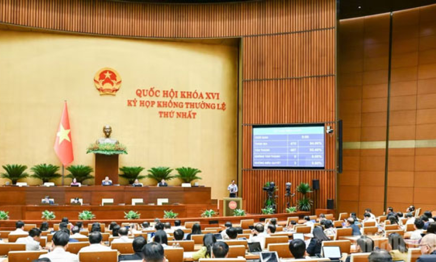 Quốc hội th&ocirc;ng qua Luật sửa đổi, bổ sung một số điều của Luật Kiến tr&uacute;c: Ph&acirc;n cấp mạnh, tăng hậu kiểm