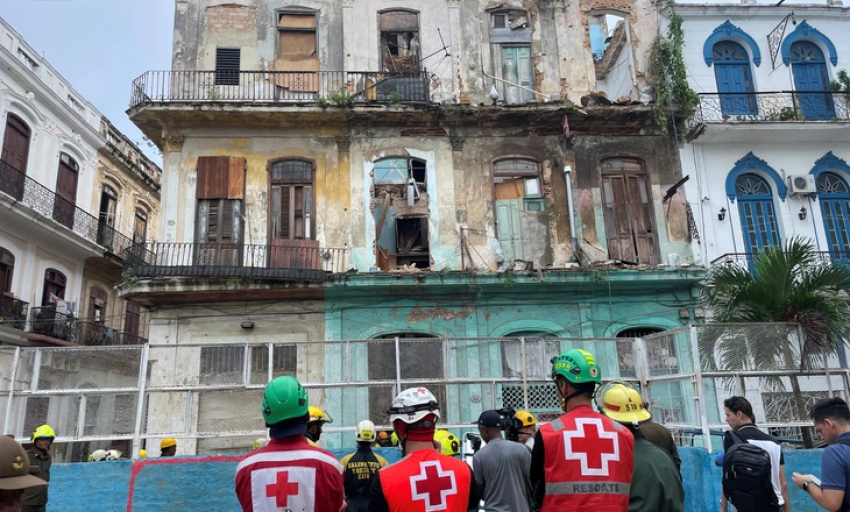 Sập c&ocirc;ng tr&igrave;nh tại Cuba, nhiều người thương vong