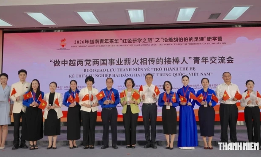 Theo dấu ch&acirc;n B&aacute;c Hồ, tuổi trẻ Việt - Trung chung tay kiến tạo tương lai