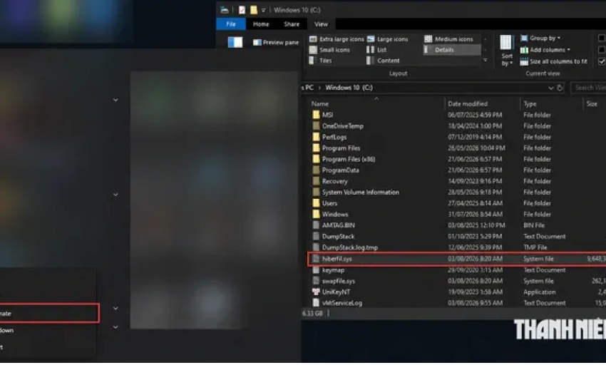 T&iacute;nh năng n&ecirc;n tắt tr&ecirc;n Windows để lấy lại cả chục GB ổ cứng