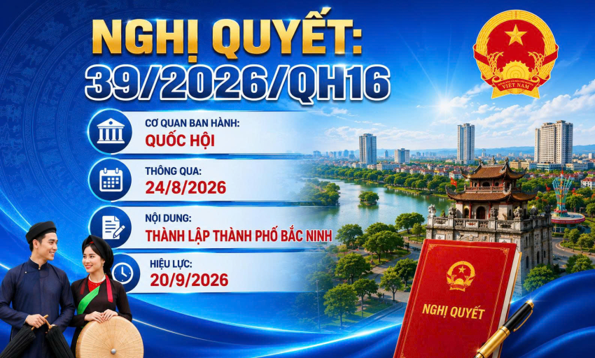 To&agrave;n văn Nghị quyết th&agrave;nh lập th&agrave;nh phố Bắc Ninh