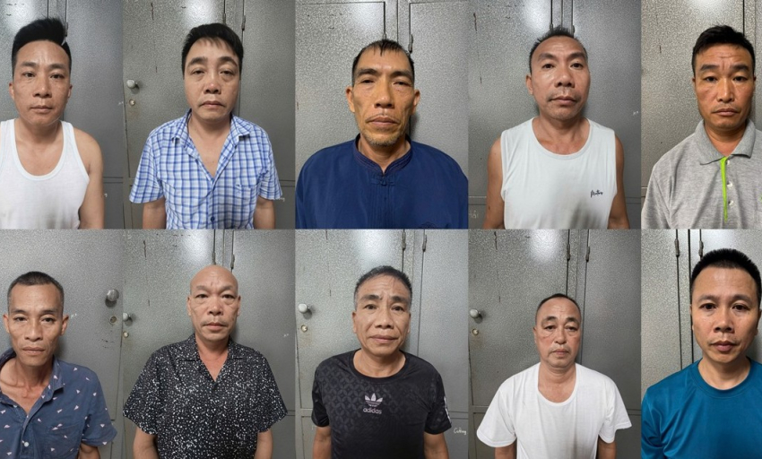Triệt ph&aacute; sới bạc dưới h&igrave;nh thức đ&aacute;nh li&ecirc;ng tại tổ d&acirc;n phố Tiến Thịnh, phường Đa Mai, tỉnh Bắc Ninh
