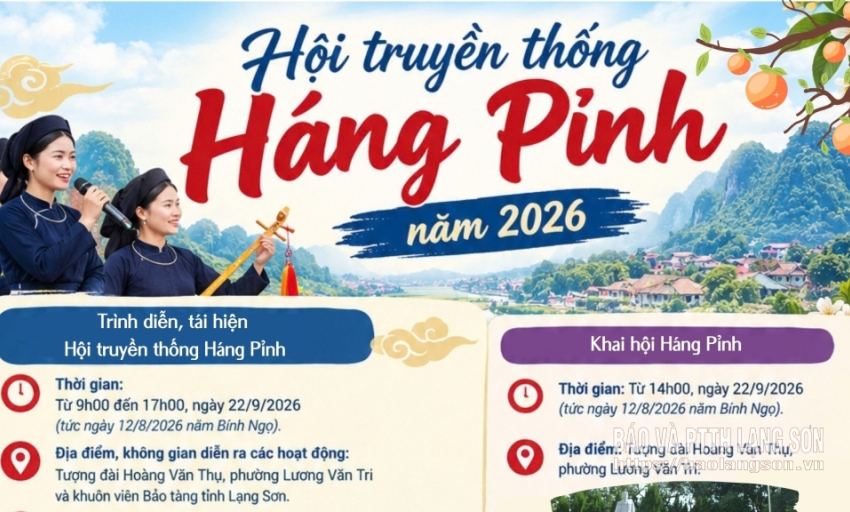 C&aacute;c hoạt động trong khu&ocirc;n khổ Hội H&aacute;ng Pỉnh năm 2026