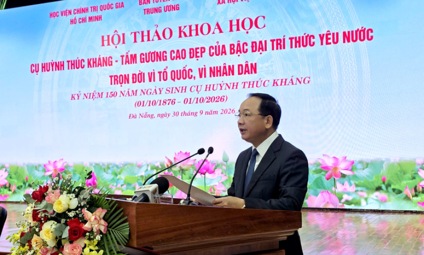 Cụ Huỳnh Th&uacute;c Kh&aacute;ng - Tấm gương cao đẹp của bậc đại tr&iacute; thức y&ecirc;u nước