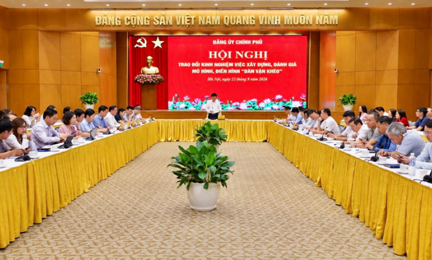 Đảng ủy Ch&iacute;nh phủ đưa m&ocirc; h&igrave;nh &lsquo;D&acirc;n vận kh&eacute;o&rsquo; đi v&agrave;o chiều s&acirc;u, thực chất