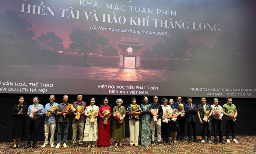 Khai mạc tuần phim &lsquo;Hiền t&agrave;i v&agrave; H&agrave;o kh&iacute; Thăng Long&rsquo;