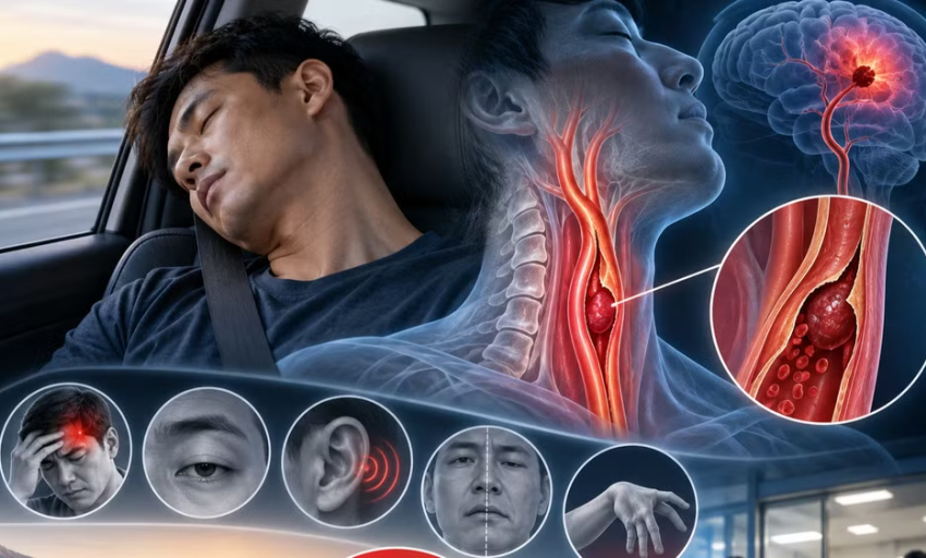 Người trẻ đột quỵ: Cẩn trọng với những t&aacute;c động bất thường l&ecirc;n v&ugrave;ng cổ