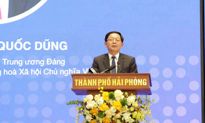 Ph&oacute; Thủ tướng Hồ Quốc Dũng: Kiến tạo kh&ocirc;ng gian ph&aacute;t triển mới cho logistics V&ugrave;ng đồng bằng s&ocirc;ng Hồng