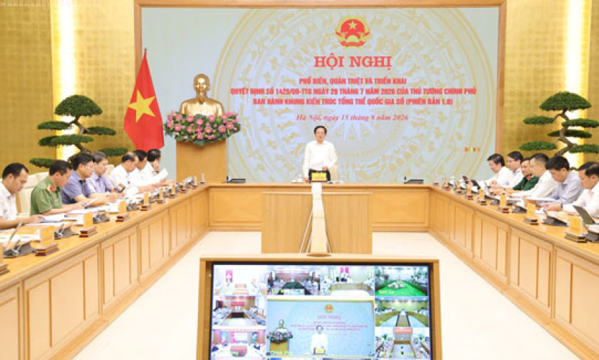 Ph&oacute; Thủ tướng Hồ Quốc Dũng: Triển khai Khung kiến tr&uacute;c quốc gia số thực chất, đồng bộ, hiệu quả