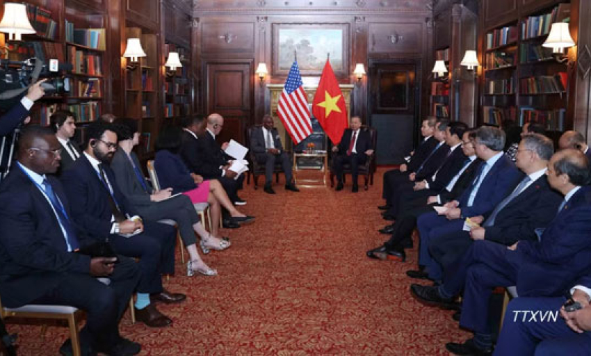 Tổng B&iacute; thư, Chủ tịch nước T&ocirc; L&acirc;m tiếp c&aacute;c Hạ nghị sĩ Hoa Kỳ