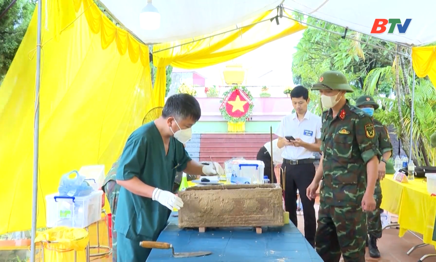 Bắc Ninh ho&agrave;n th&agrave;nh lấy mẫu h&agrave;i cốt liệt sĩ
