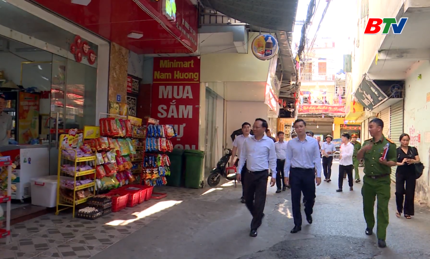 Bắc Ninh kiểm tra c&ocirc;ng t&aacute;c ph&ograve;ng ch&aacute;y, chữa ch&aacute;y tại khu d&acirc;n cư