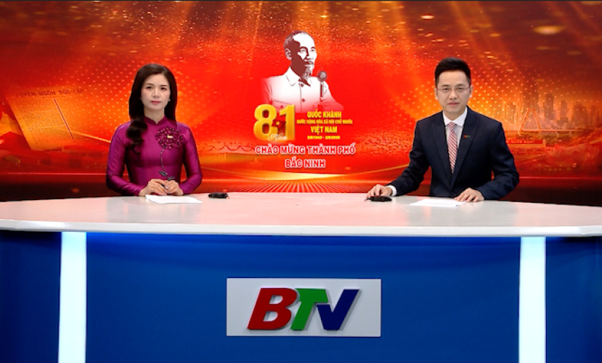 Chương tr&igrave;nh Thời sự tối của B&aacute;o v&agrave; PT, TH Bắc Ninh ng&agrave;y 01-09-2026