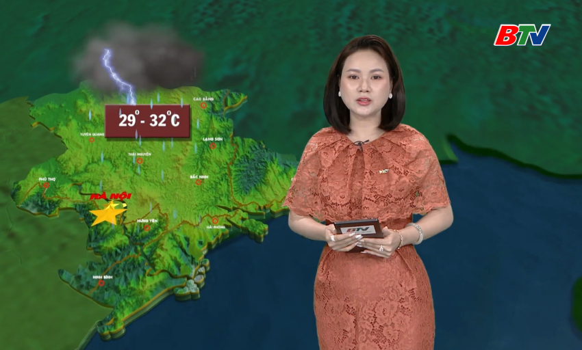 Dự b&aacute;o thời tiết đ&ecirc;m 06 ng&agrave;y 07/8/2026